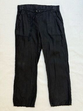 Pure Amici 100% Linen Drawstring Pants Size S